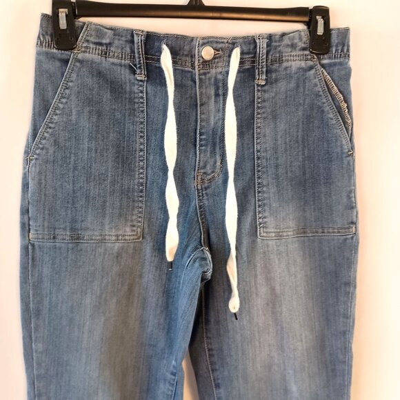 Judy Blue Clearwater High Waist Pull On Jogger Jeans Size 7/28 Drawstring - Picture 5 of 7